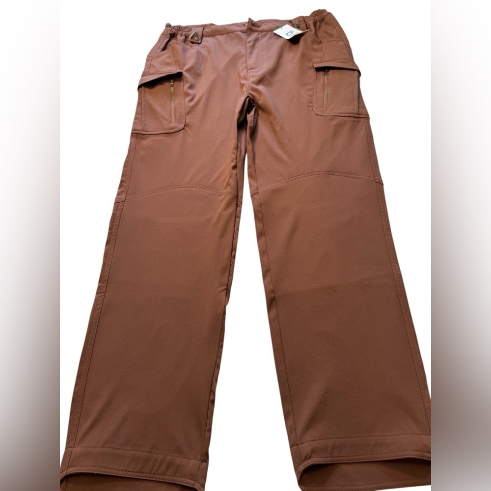 Men's Brown Flexcargo  Pants with Utility Pockets